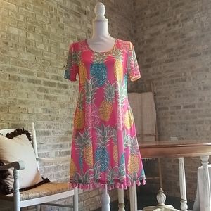 Simply Southern Size S Summer Dress with Pockets!